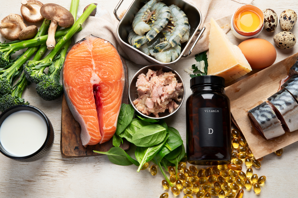 Foods rich in vitamin D - Best time to take vitamin D for dietary supplementation